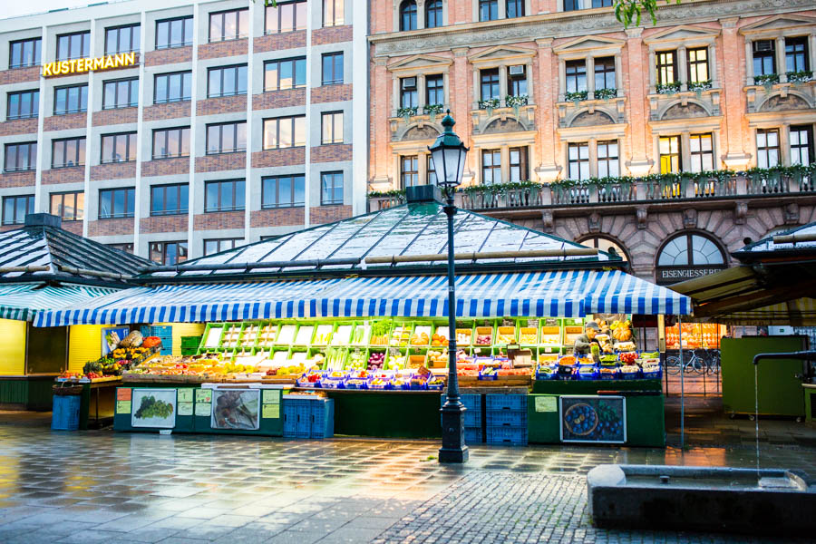 Munich farmer\'s market. 