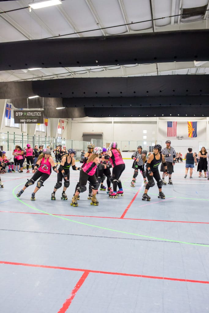 Roller derby date night