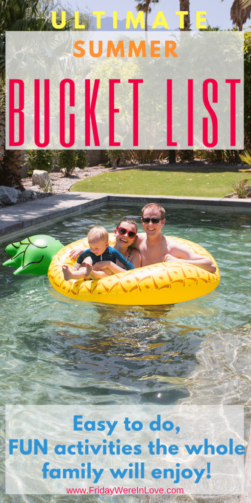 Summer Bucket List Ideas the whole family will love! 