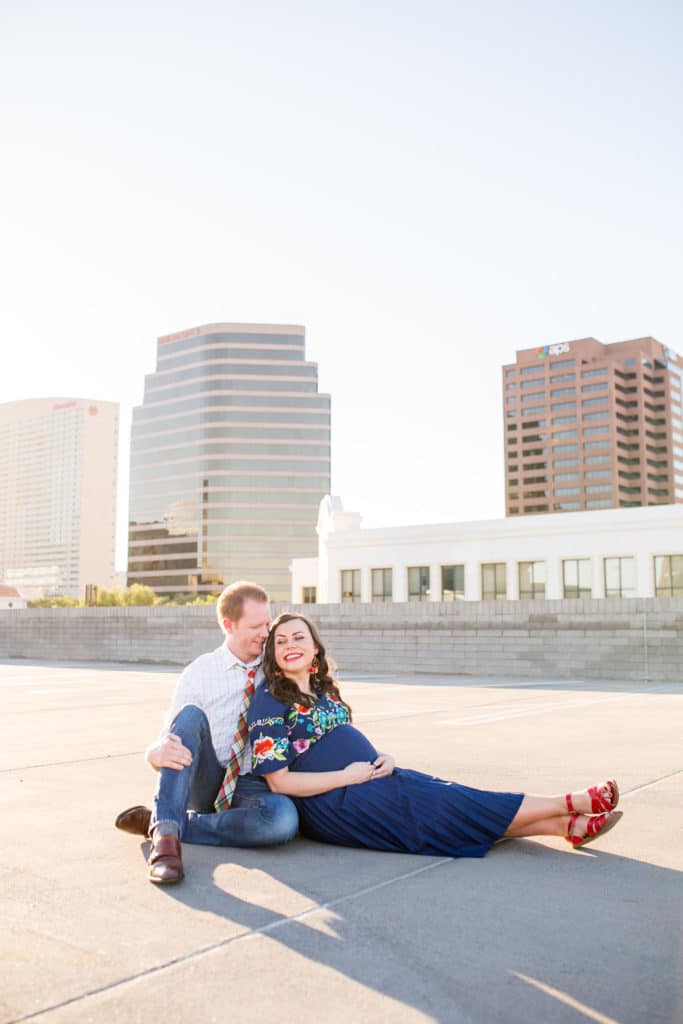 Rooftop Maternity photo shoot