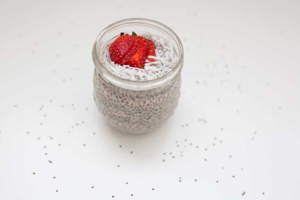 Easy chia seed pudding recipe. 