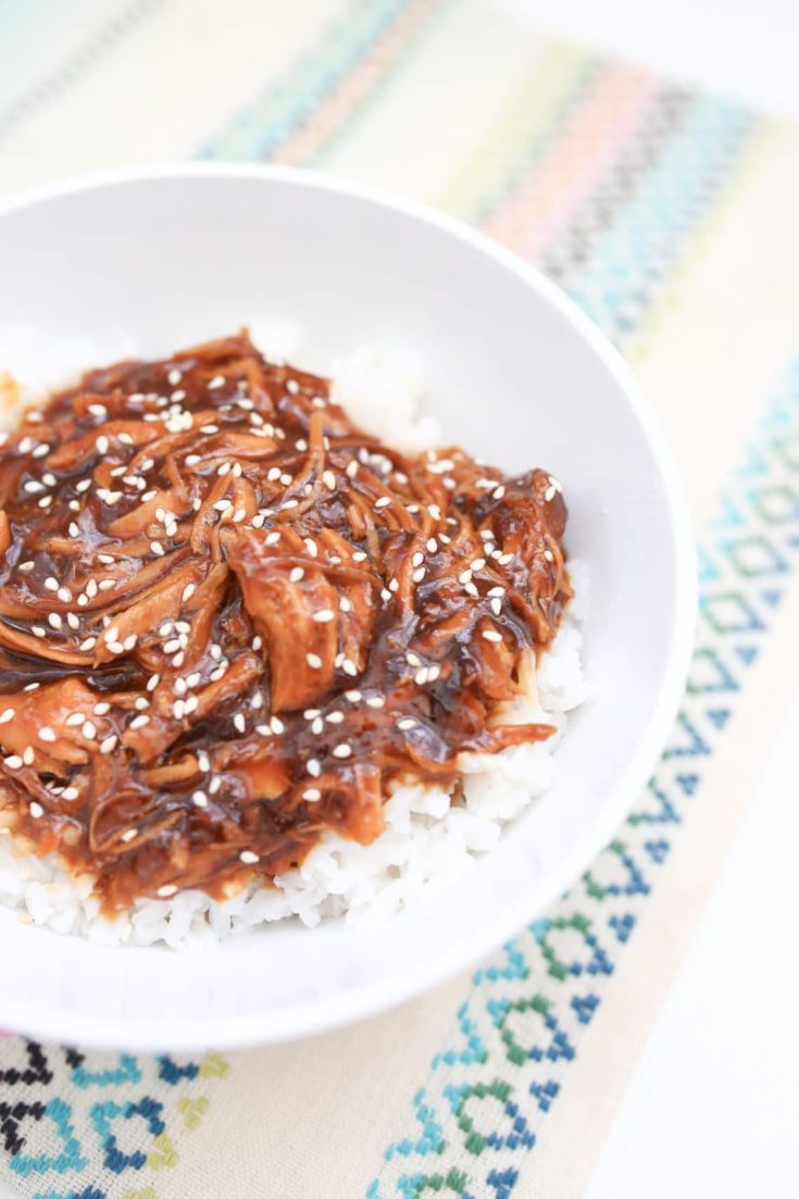 Honey sesame chicken crock pot recipe. 