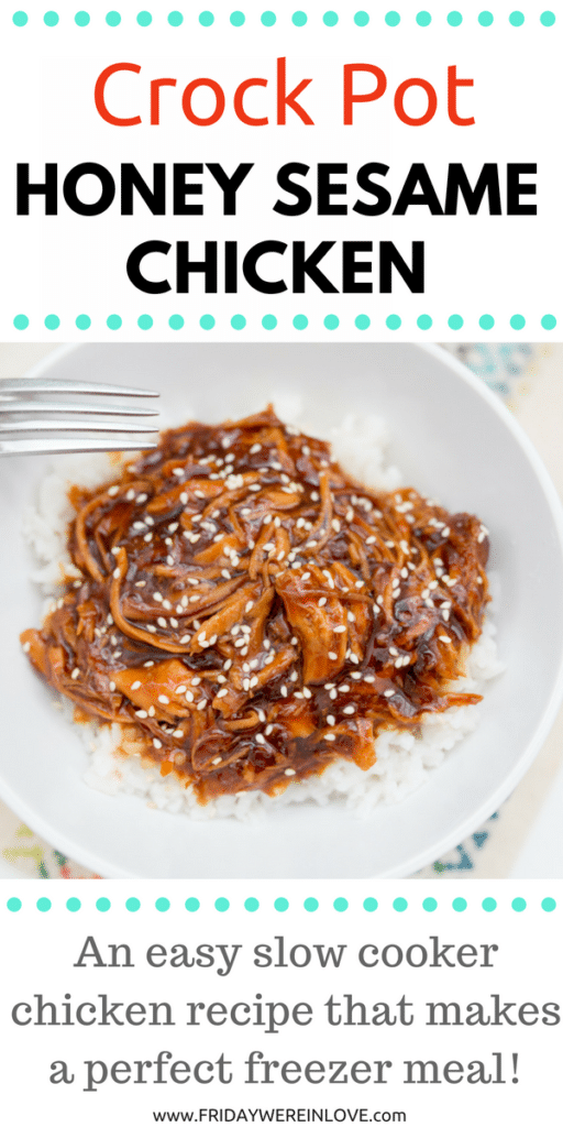 Honey Sesame Chicken Crock Pot Recipe