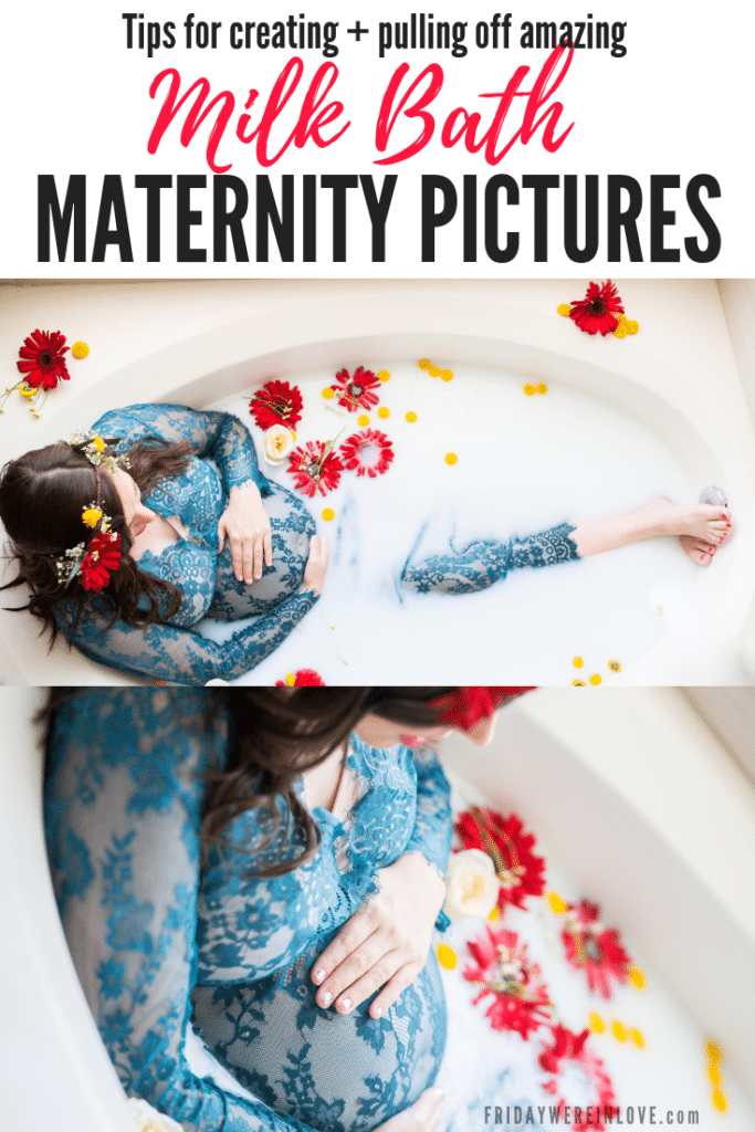 Tips for creating amazing milk bath maternity pictures