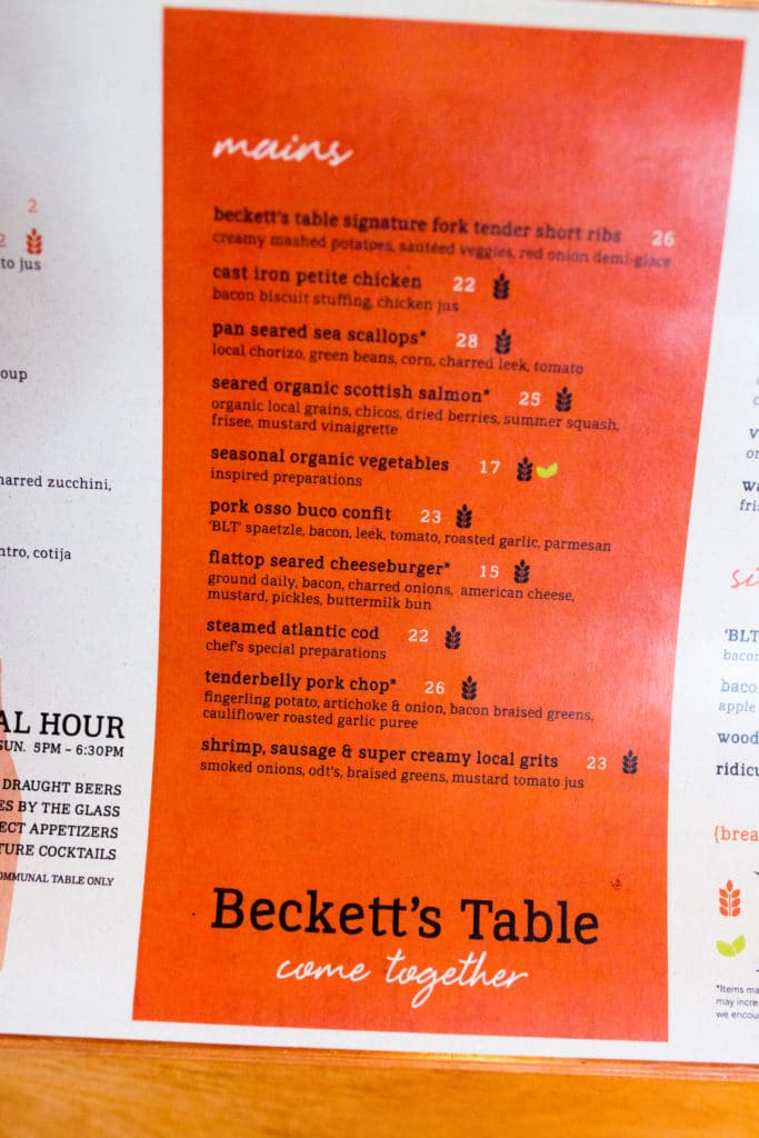 Beckett's Table Phoenix Review 