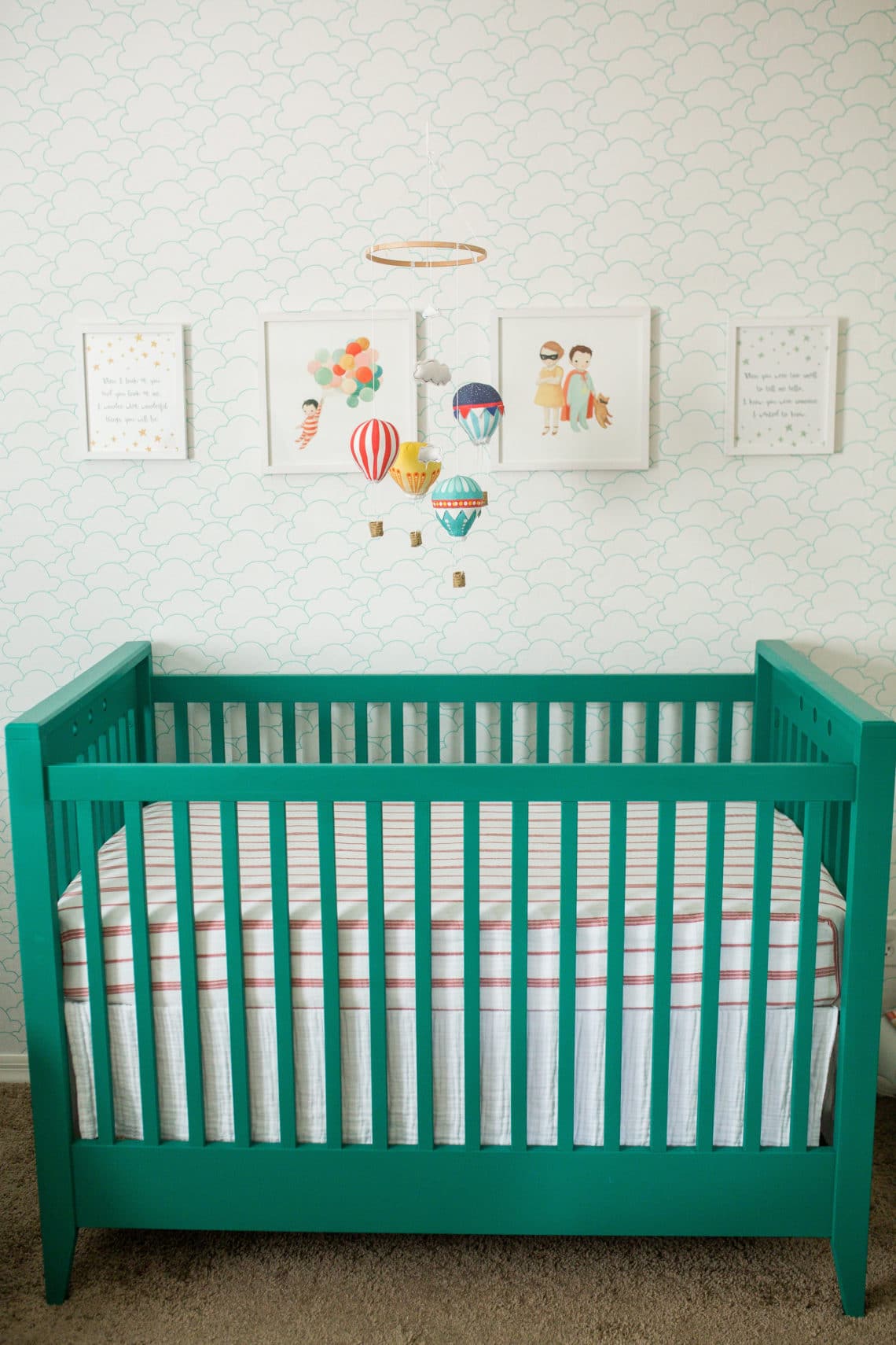 The Wonderful Things You Will Be Nursery: Modern book themed nursery reveal