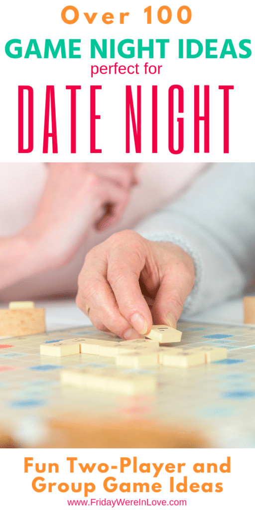 Couple games game night ideas for your next date night in! 2 player board games + group game ideas