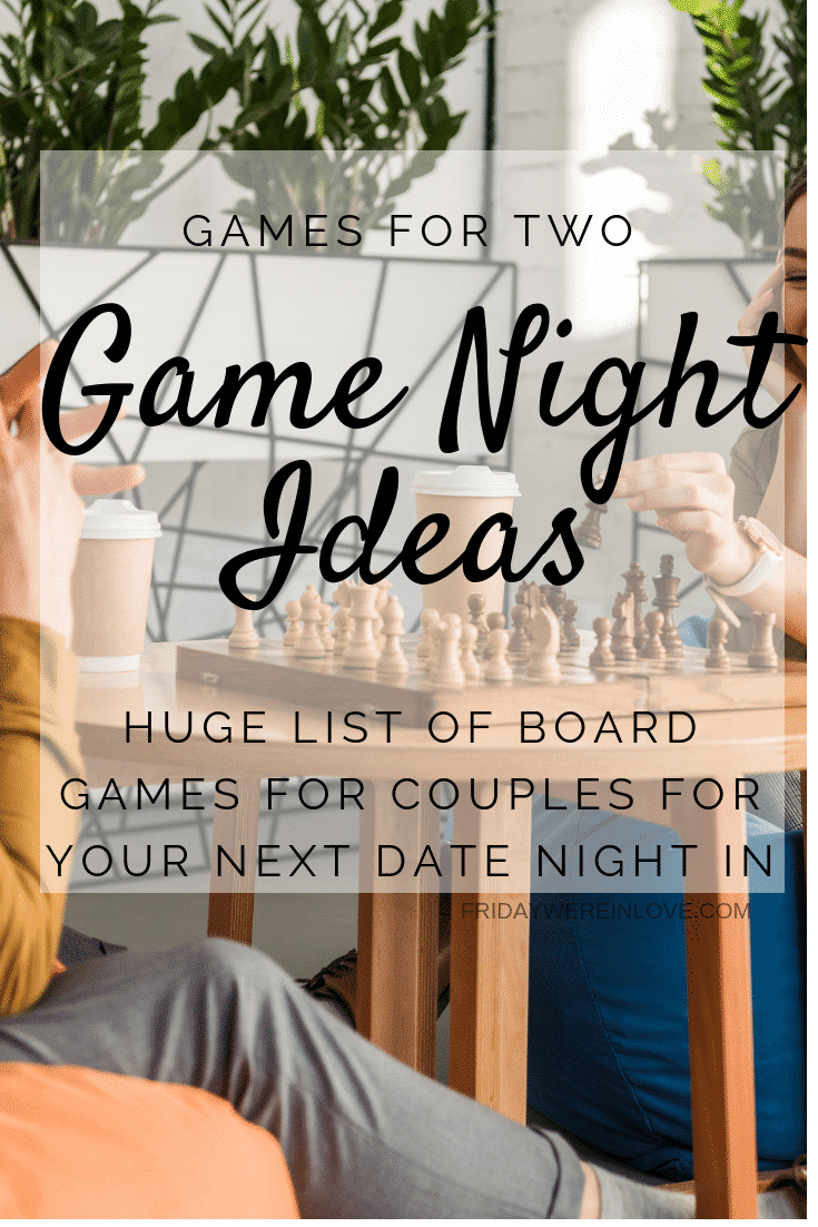 Date night game night ideas. 