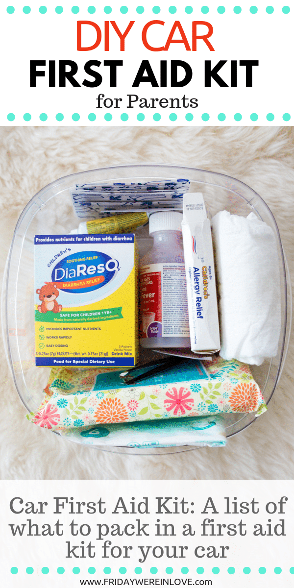 Car First Aid Kit A Checklist For The - Diy First Aid Kit For Car