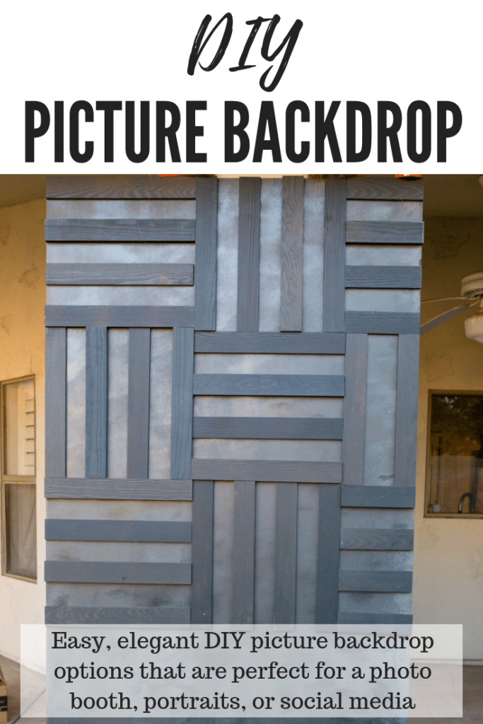DIY Photo backdrop_ options that are perfect for a photo booth, portraits, or social media photography #lowespartner #ad