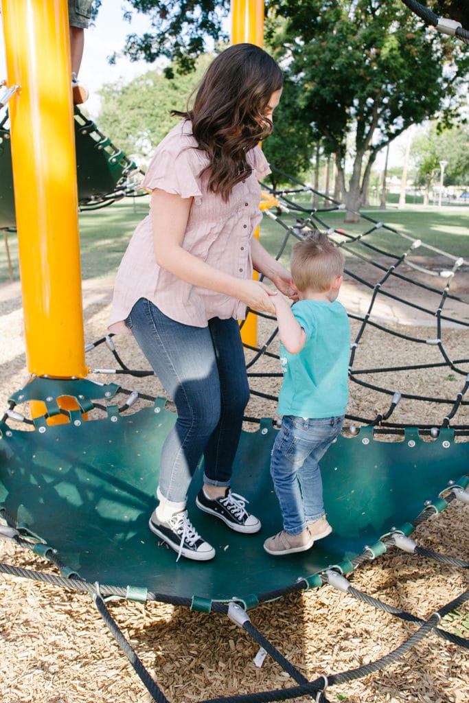 Family adventure to the park