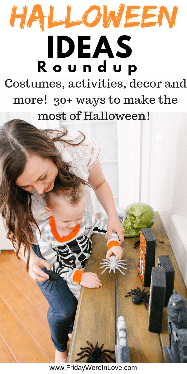 Halloween Ideas Roundup. Costume ideas, Halloween activities, decor, and 30+ ways to make the most of Halloween!