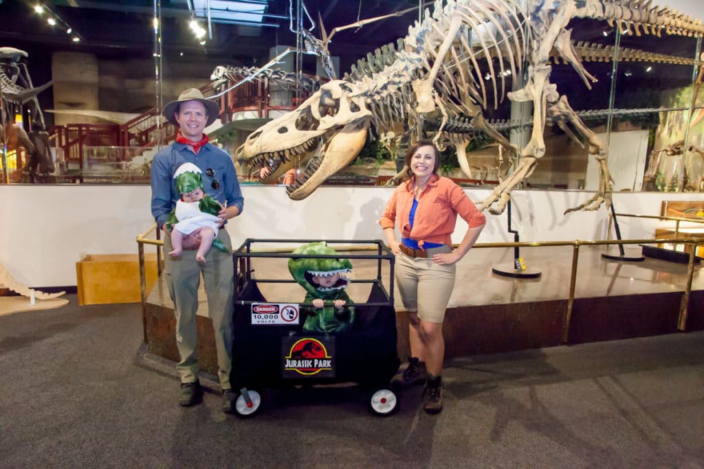 Jurassic Park costume for families. 