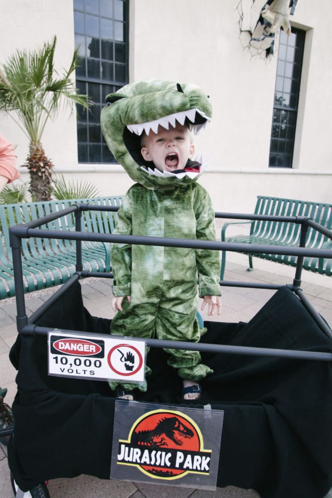 Toddler dinosaur costume. 