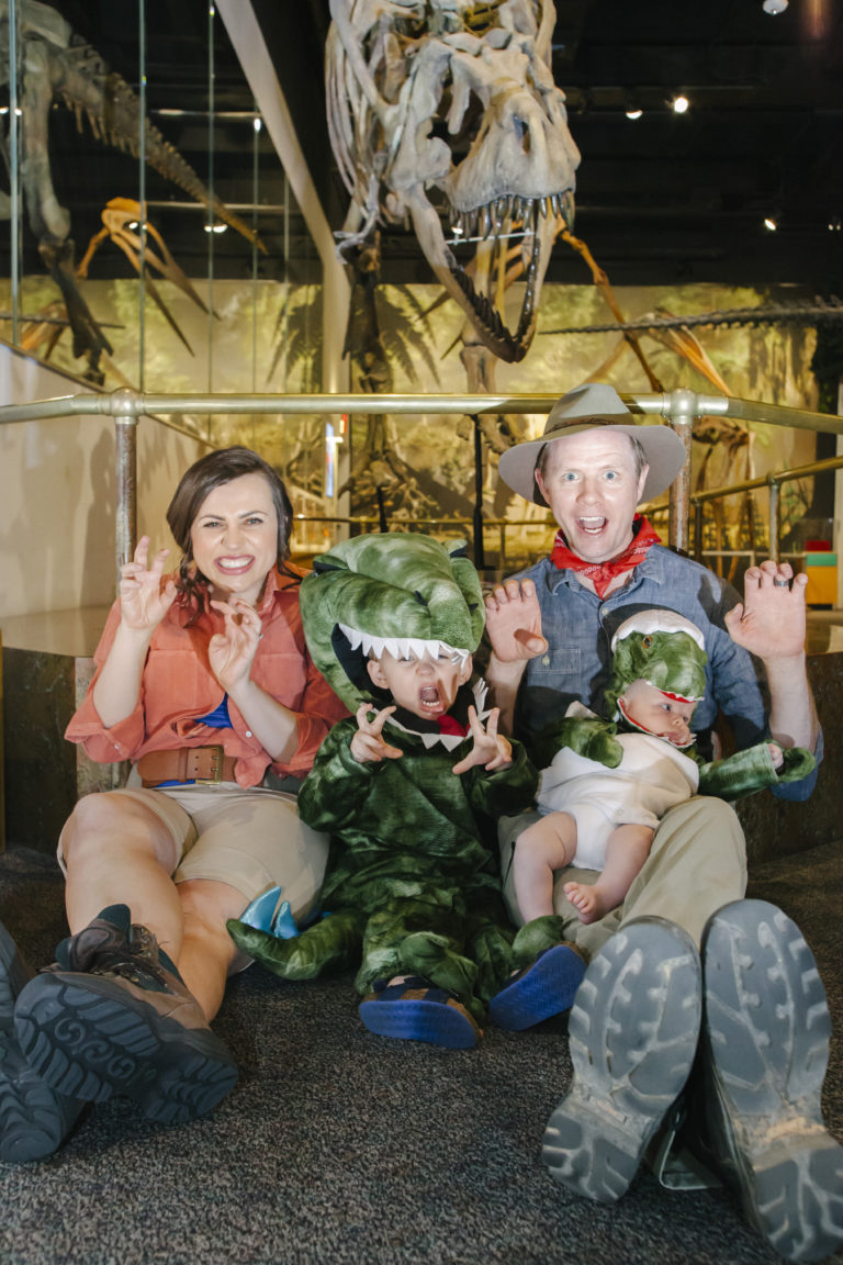 Jurassic Park family costume. 