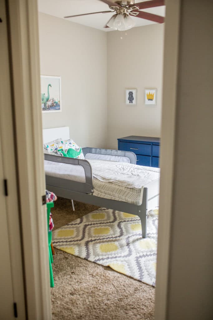 Our toddler boy bedroom reveal with lots of boys bedroom ideas and sources to find the best pieces for a cool boy's bedroom you'll both love!