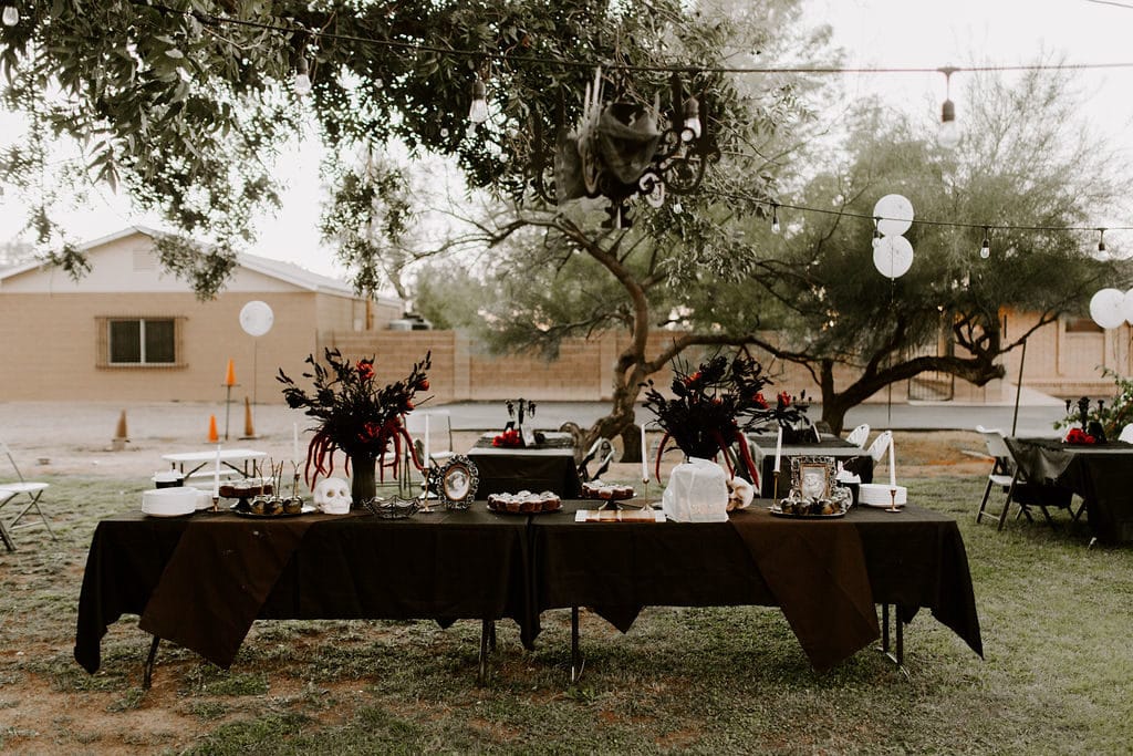 Halloween tablescape inspiration. 