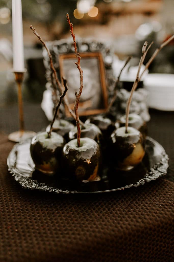 Halloween caramel apples