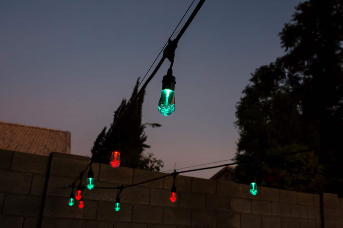 Color Changing Outdoor Christmas Lights