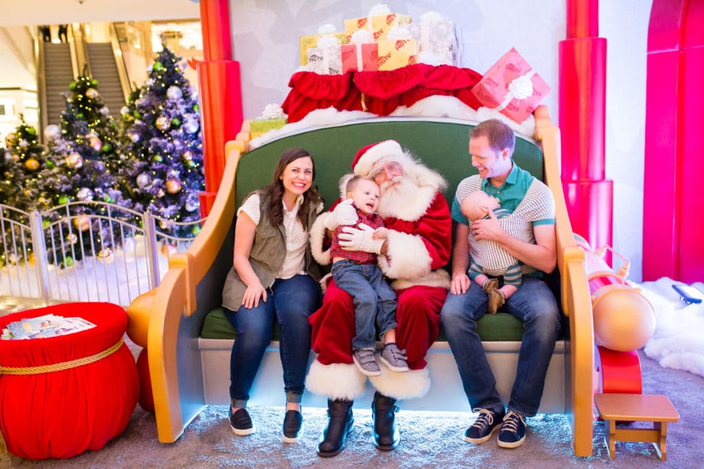 Tips for visiting Santa at the mall. 