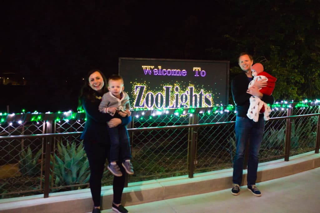Zoolights family night. 