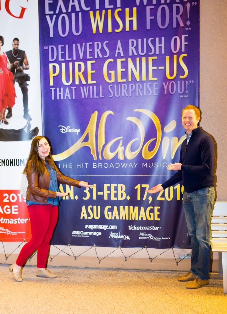 Aladdin the musical review: our date night experience