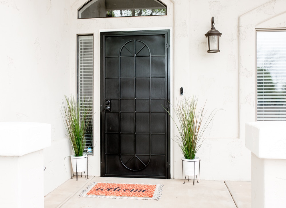 Front Door Makeover: DIY Spring Porch Refresh