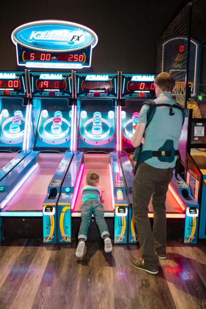 Family arcade games at Jake\'s Unlimited. 