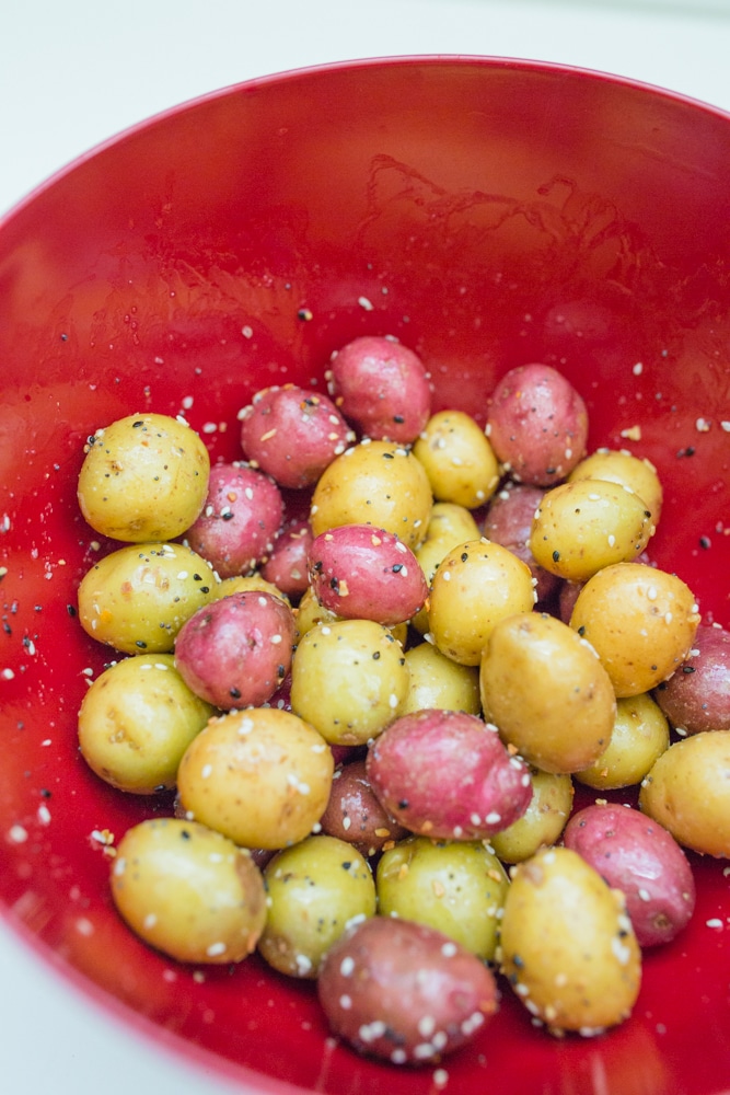 Sheet Pan Dinner: Sausage and potatoes