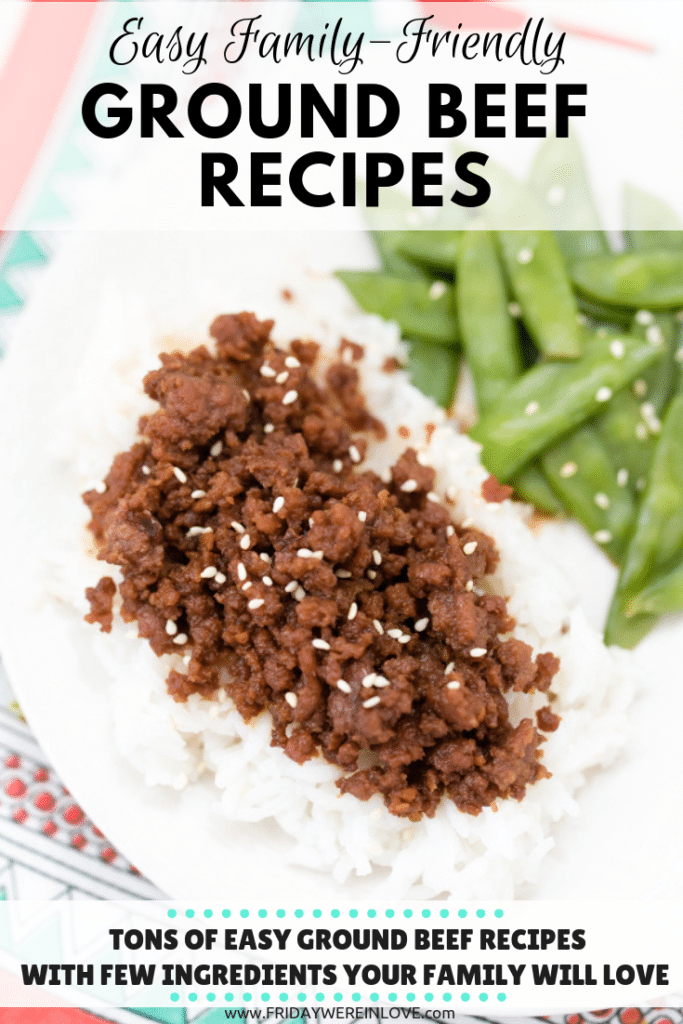 Family friendly Ground beef recipes. 