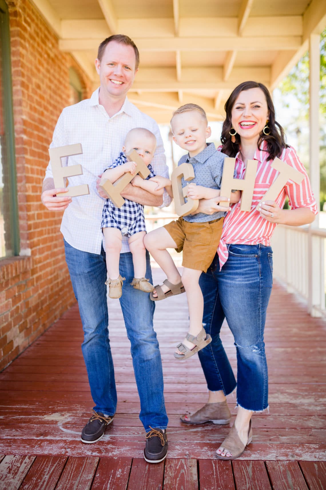 Anniversary family pictures. 