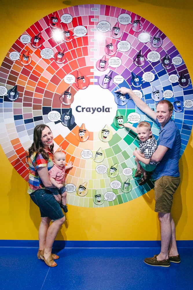 Family trip to the Crayola Experience in Arizona. 