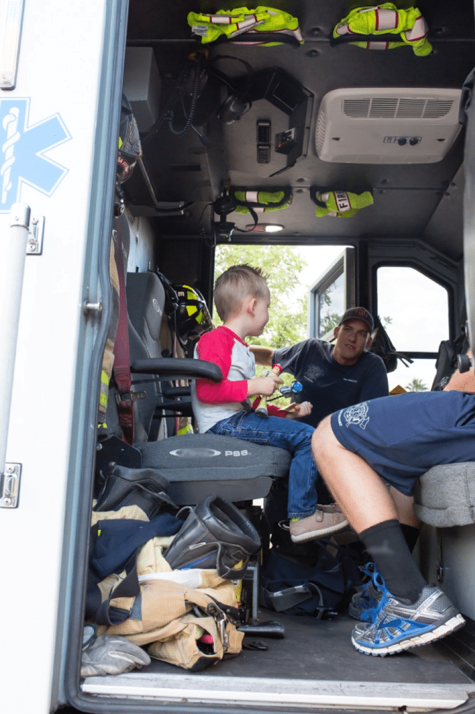 How to visit a fire station