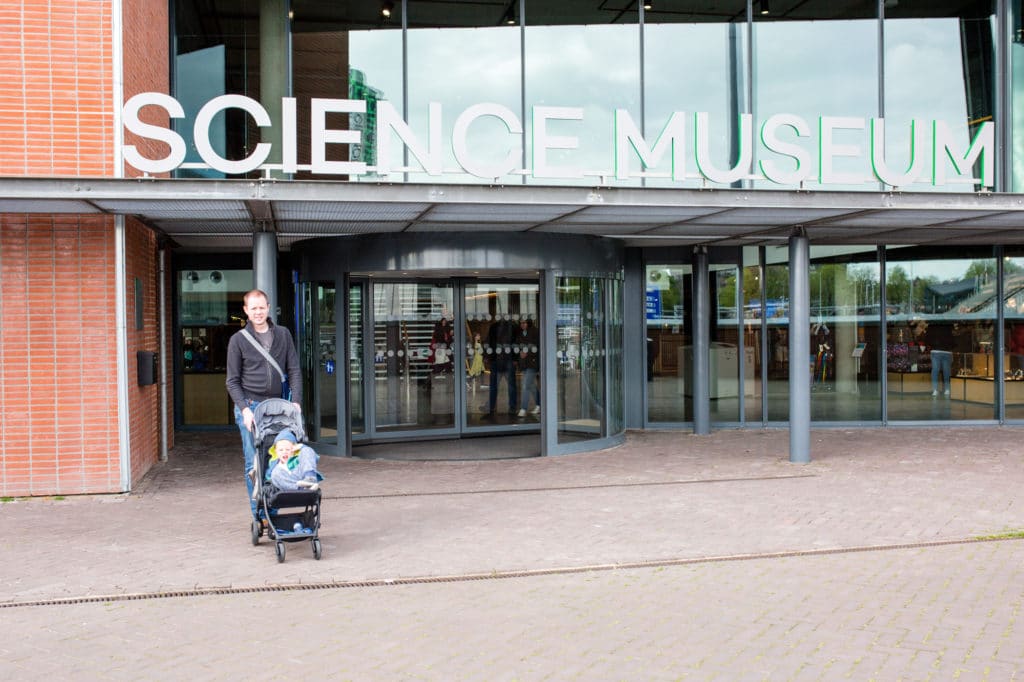 Visiting the Nemo Science Museum in Amsterdam. 