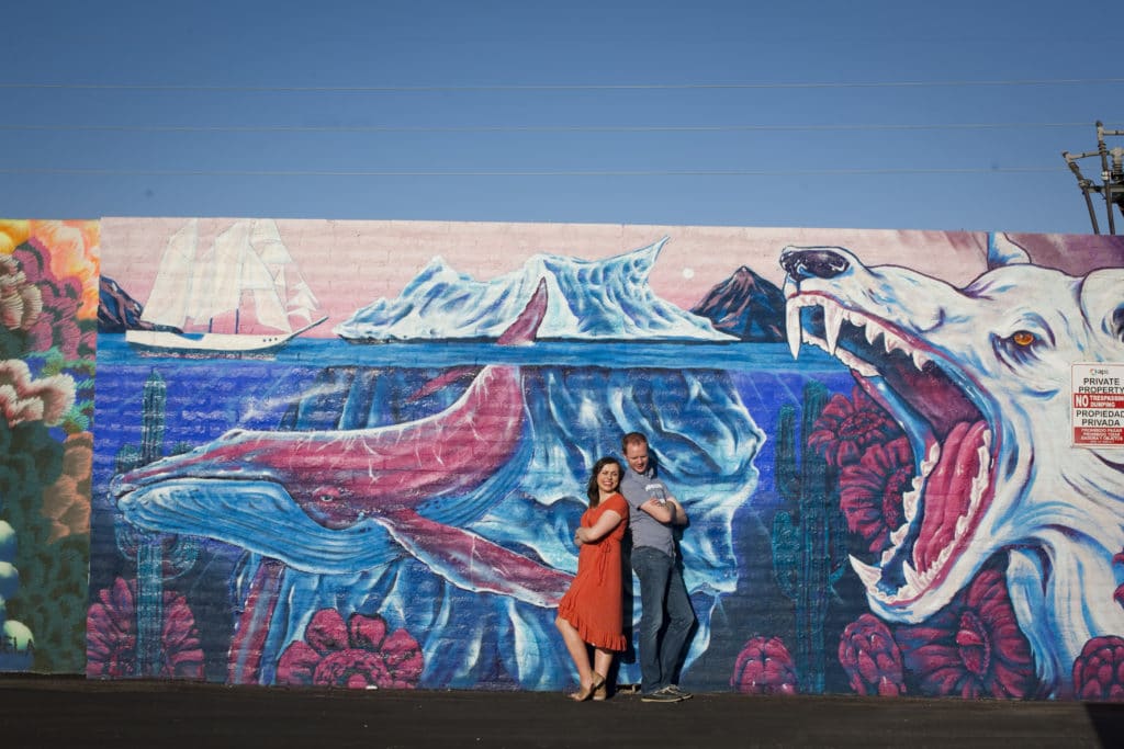 Phoenix murals on Rosevelt Row. 