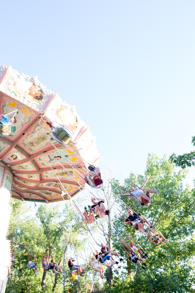 Lagoon Amusement Park Ride. 