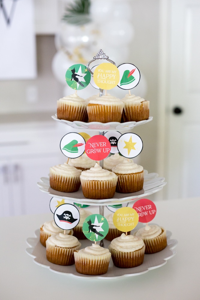 Peter Pan cupcake toppers. 