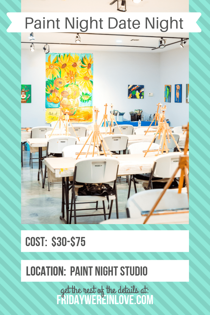 Paint Night Date Night A Couple's Painting Class Date Night