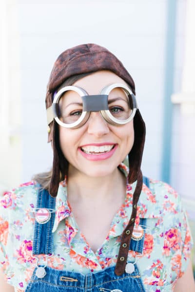 Vintage Aviator Goggles DIY - Friday We're In Love