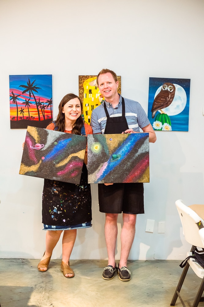 couples painting class