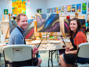 Paint Night Date Night - A Couple's Painting Class Date Night