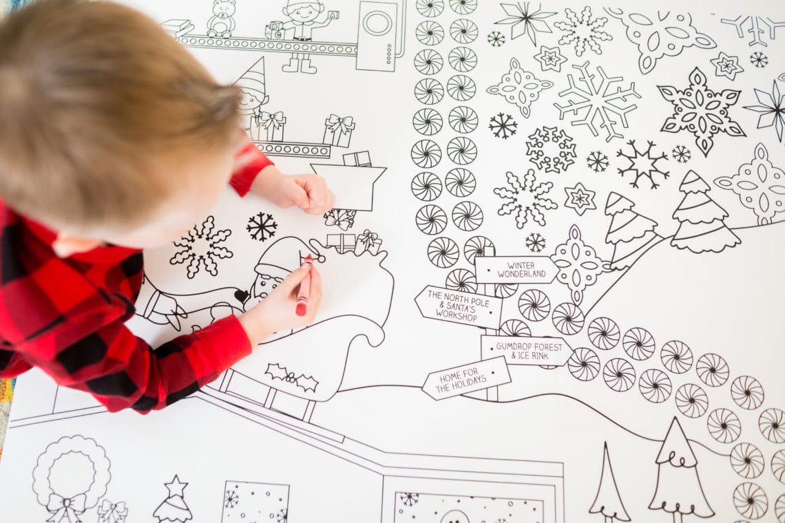 Kid coloring free Christmas coloring pages. 