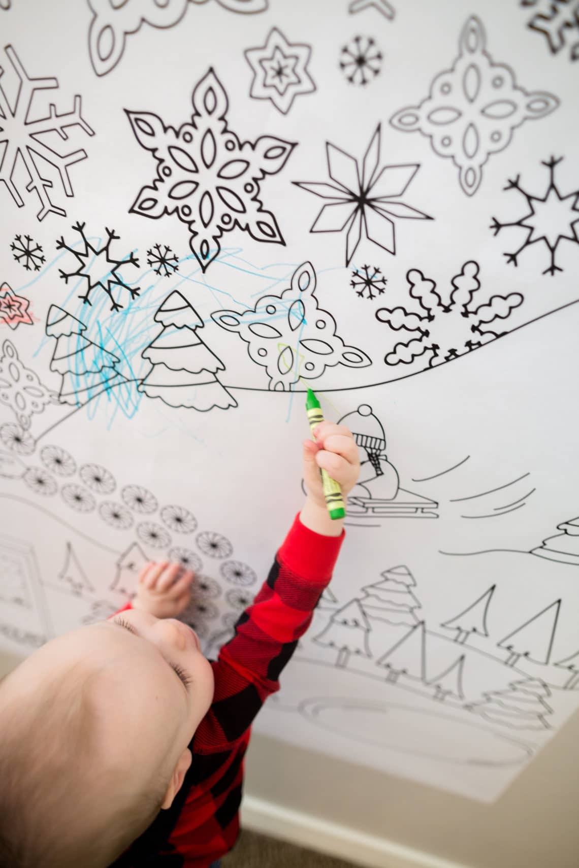 Christmas coloring pages for kids. 
