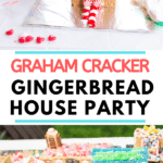 Graham Cracker Gingerbread house party
