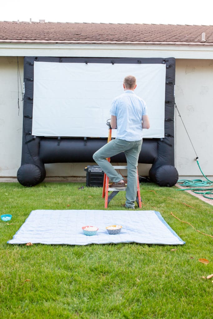 How to Create Your Own Outdoor Movie Theater 