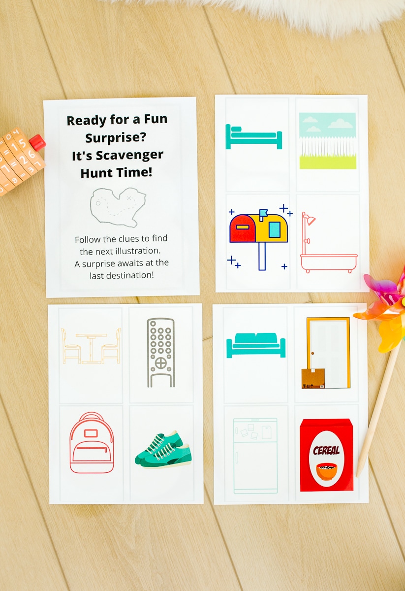 Scavenger Hunt for Kids + Free Printable!