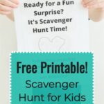 Scavenger Hunt for Kids with Free Printable