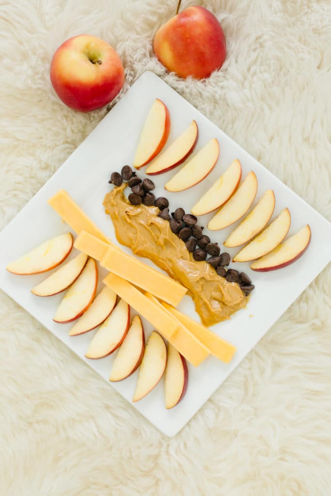 Apple snack plate