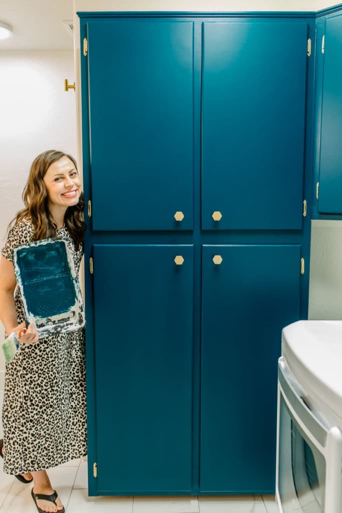 Laundry Room Cabinet Makeover