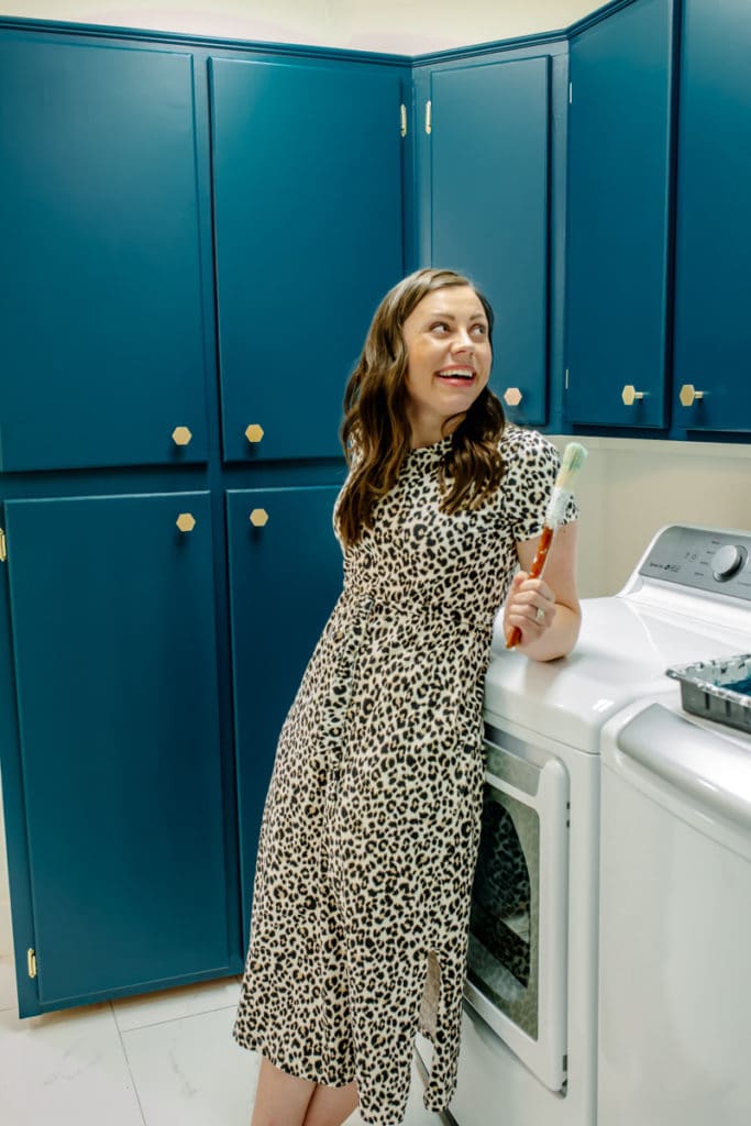 Laundry Room Cabinet Makeover